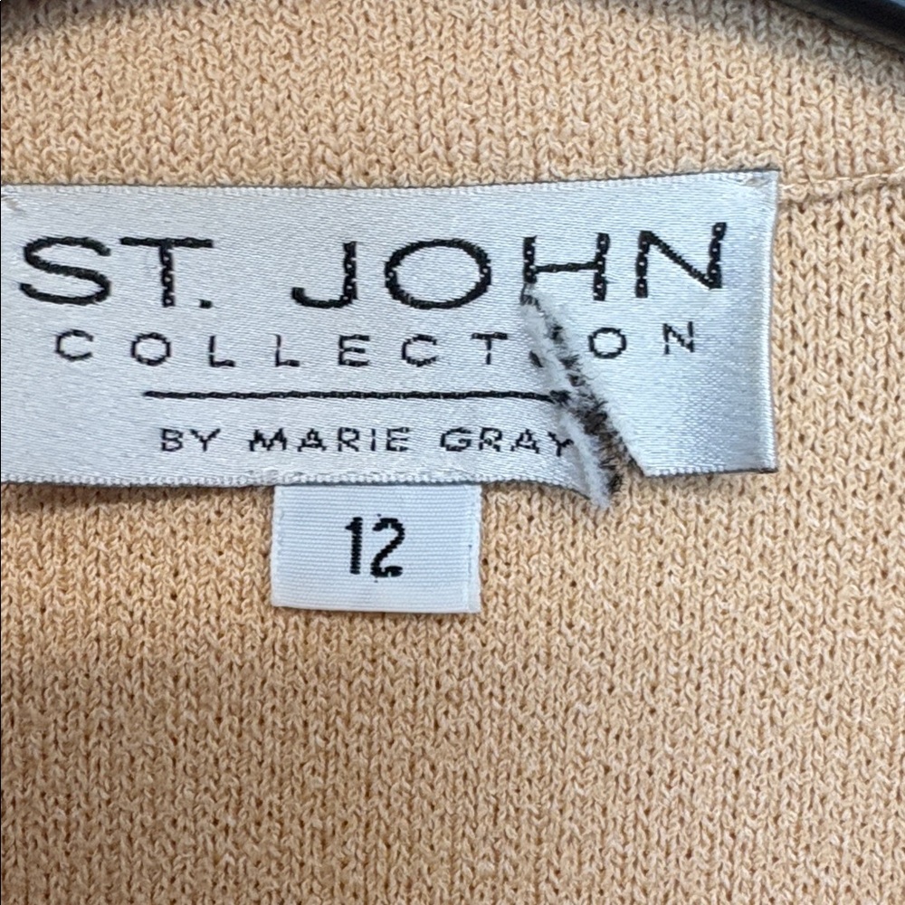 ST. JOHN Collection Spring Button-Up Sweater Blazer - Picture 5 of 7